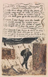 Lieder der Unschuld und der Erfahrung, Platte 45, Der Schornsteinfeger (Bentley 37)